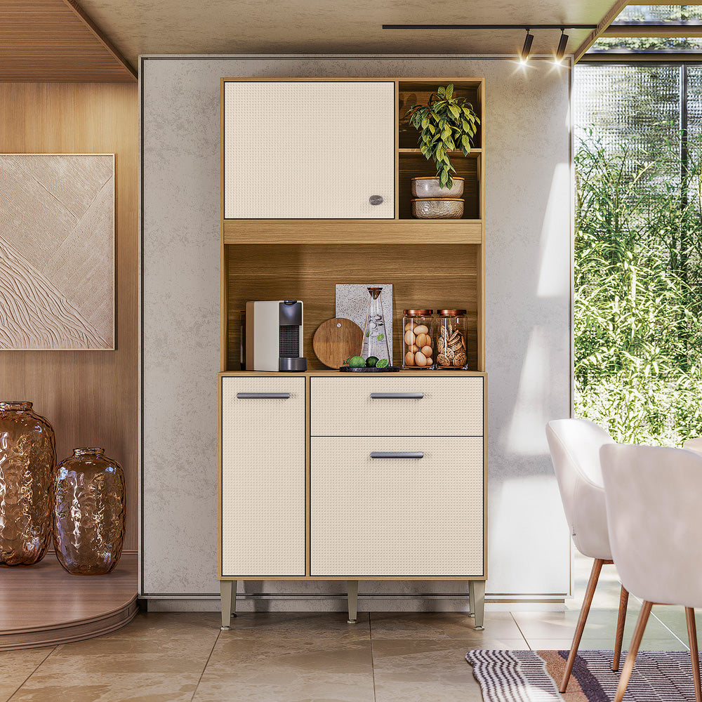 Kit Cozinha Zen 0,90 m Freijó/Soft – KIT’S PARANÁ