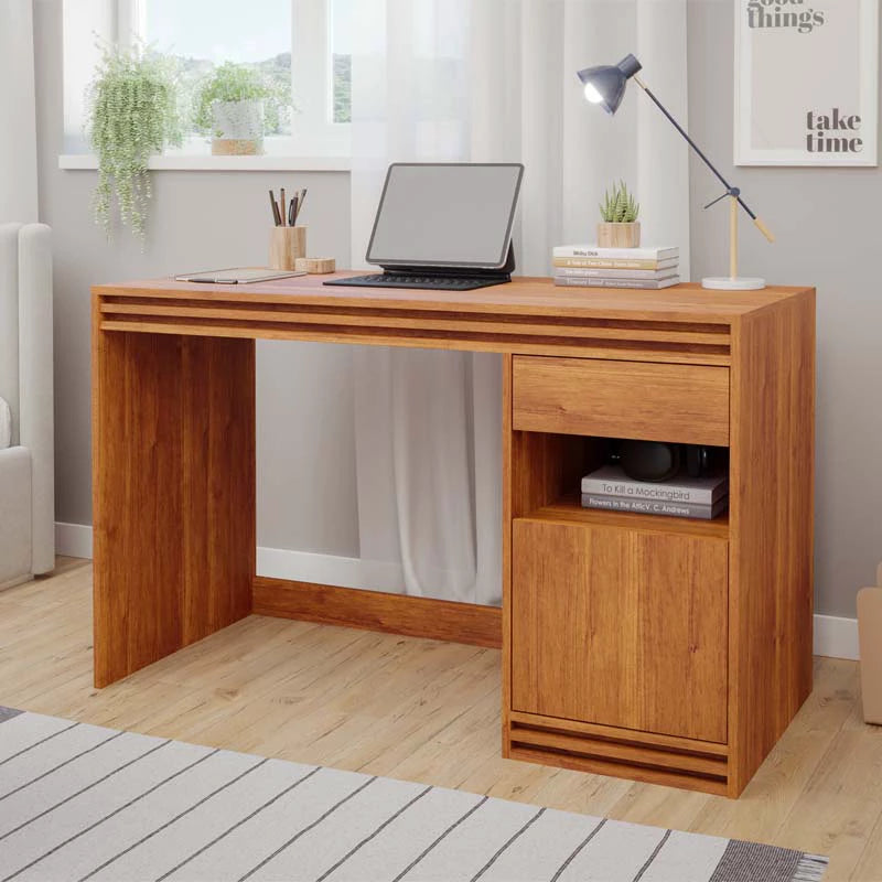 Escrivaninha Mila Larg. 1.20m Cinamomo Permóbili - Móveis furniture