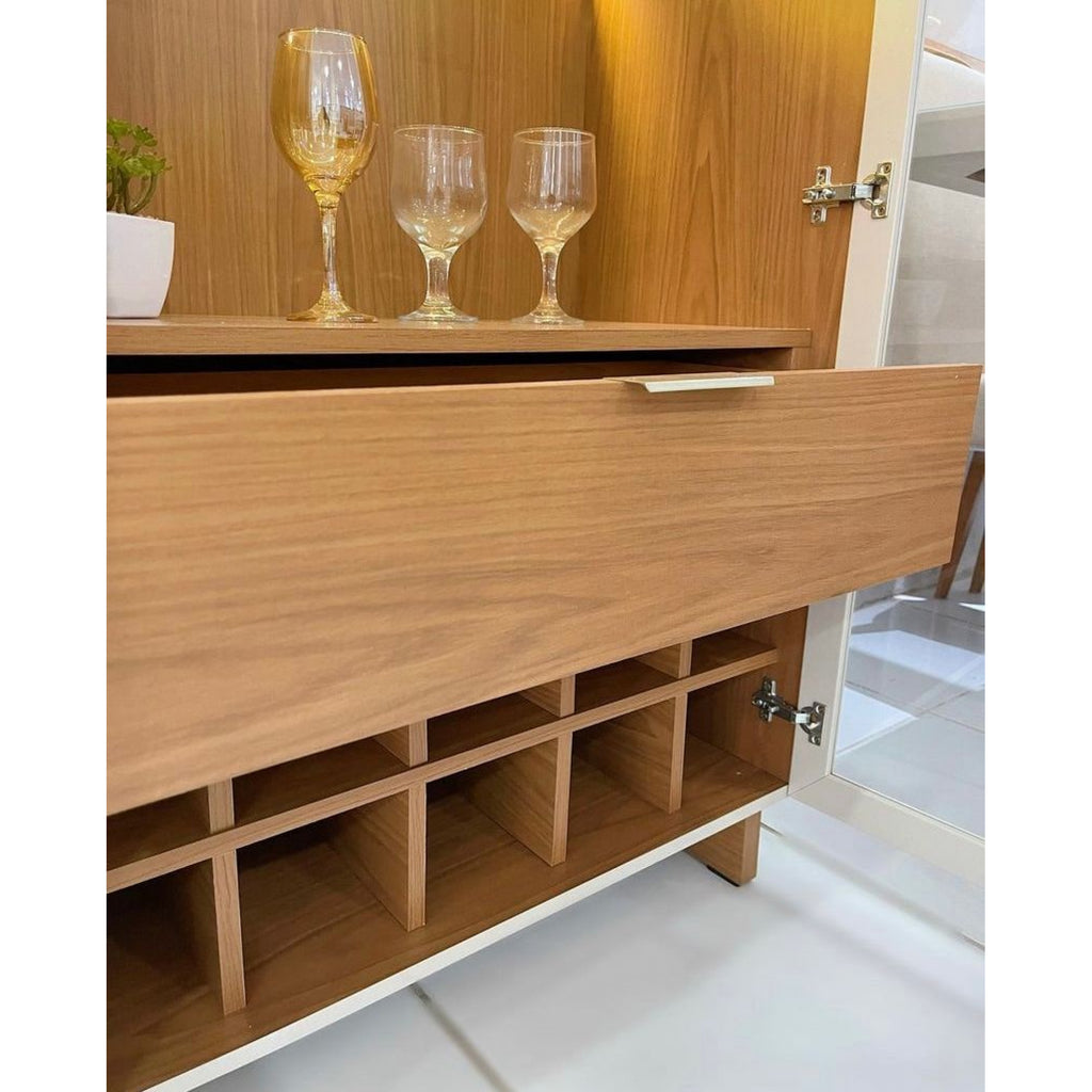 COLIBRI - CRISTALEIRA GUANABARA OFF WHITE