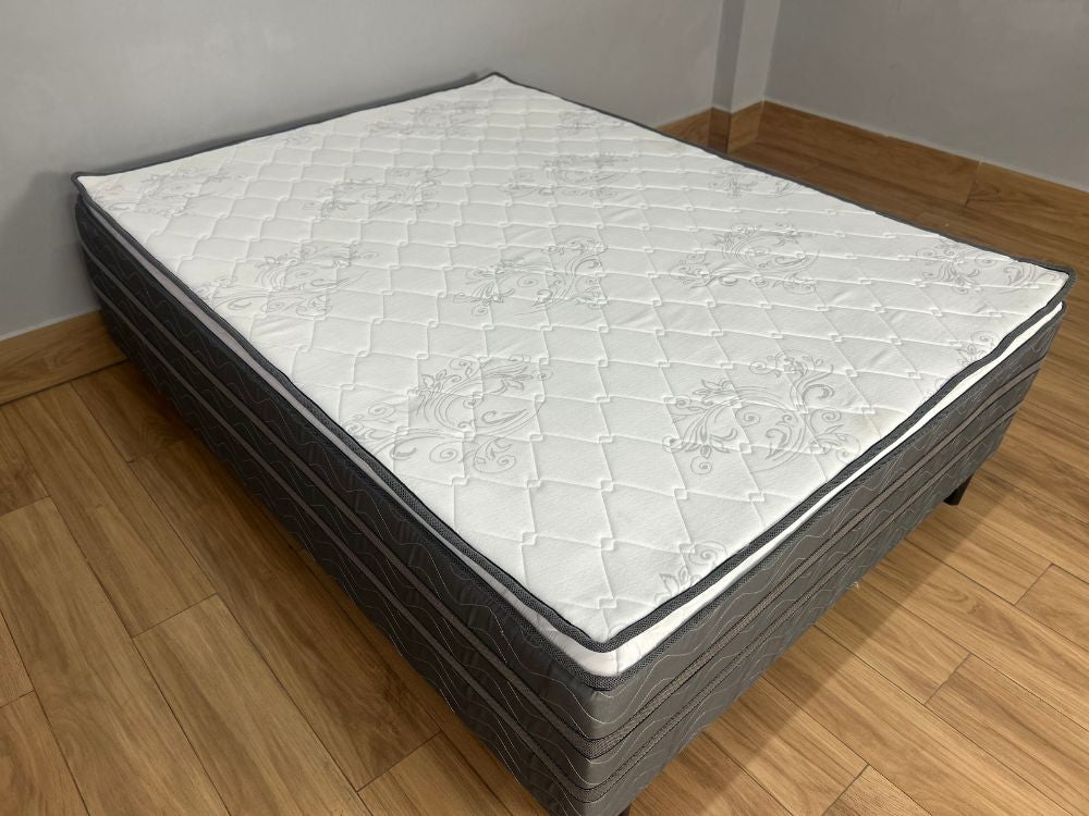Cama Box Prestige Casal Molas Ensacadas c/ Pillow – 138x188x47