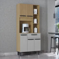 COZINHA MALU 80CM – 5 PORTAS E 1 GAVETA – POQUEMA