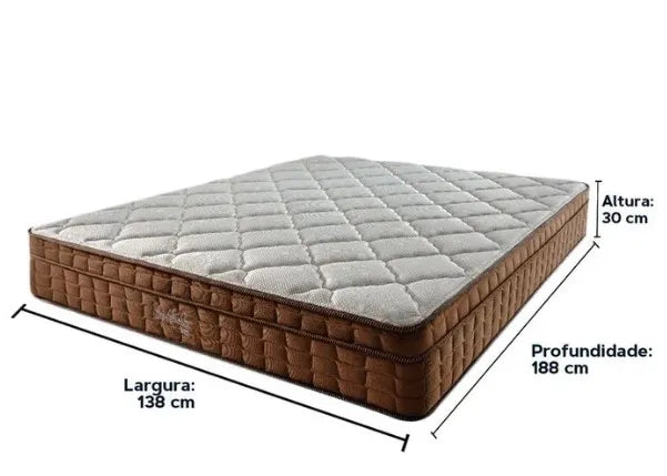 Colchão Star Anjos Casal Molas Ensacadas 30x188x138
