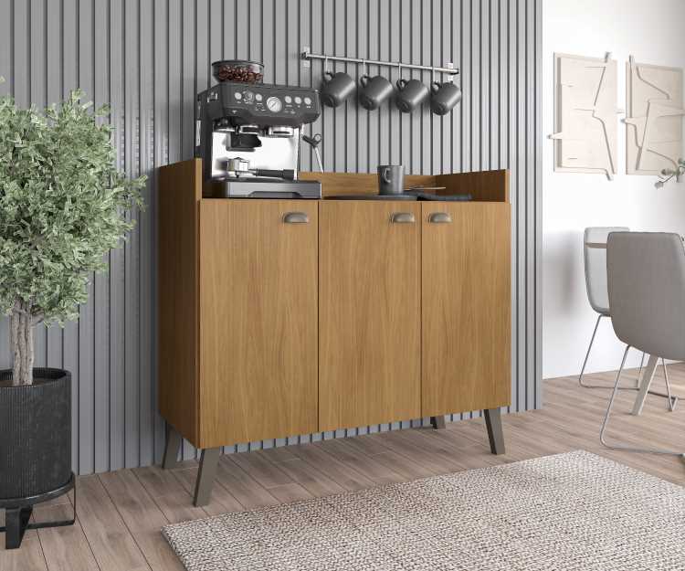 Buffet Ayla Plus 90 3P Freijo Moveis Parana