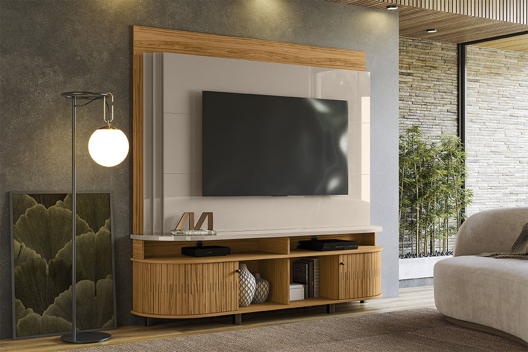 Home Theater Daytona Fendi Naturle Madetec - Móveis furniture