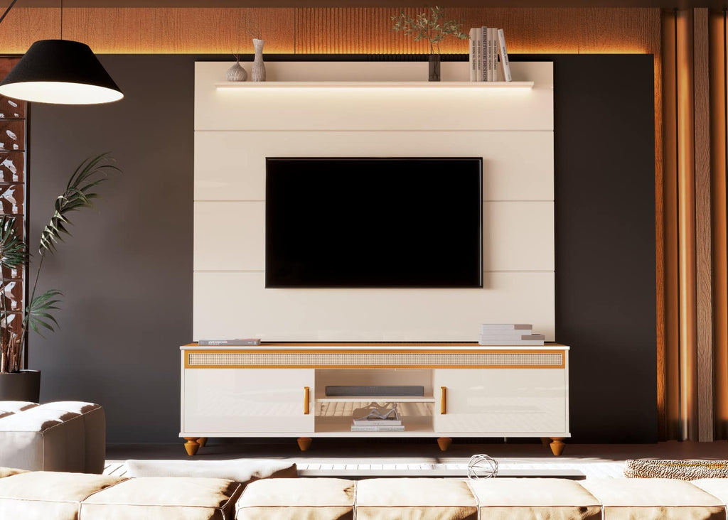 KIT RACK COMODORO 2.20 + PAINEL BLISS 2.20 PARA TV ATÉ 75 POLEGADAS – EDN