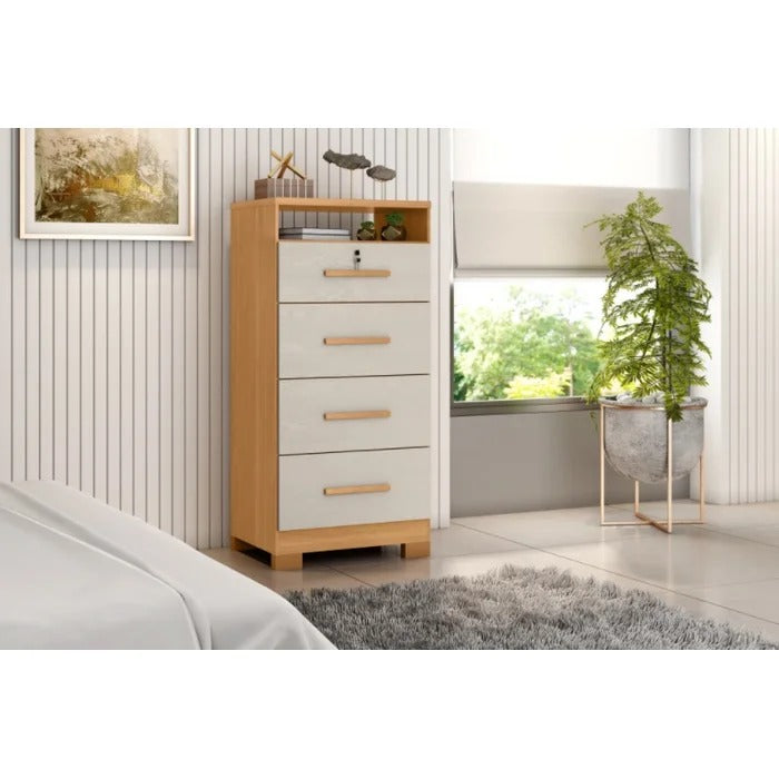 Comoda Primordial Max 4G Cinamomo.Areia Zanzini Moveis - Móveis furniture