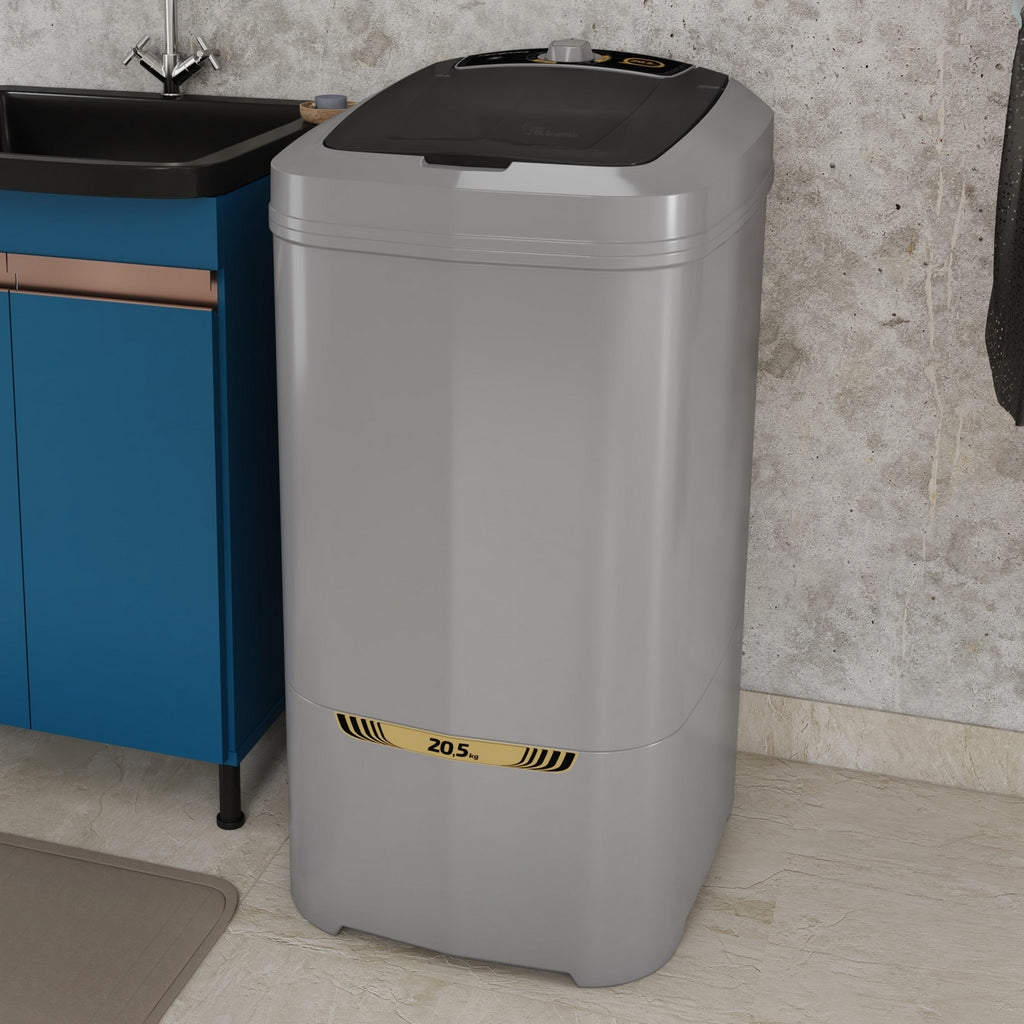 Tanquinho Semiautomático Newmaq 20,5 Kg Cinza Prata – NEWMAQ