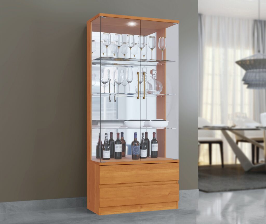 Cristaleira Diamante Naturale - Móveis furniture