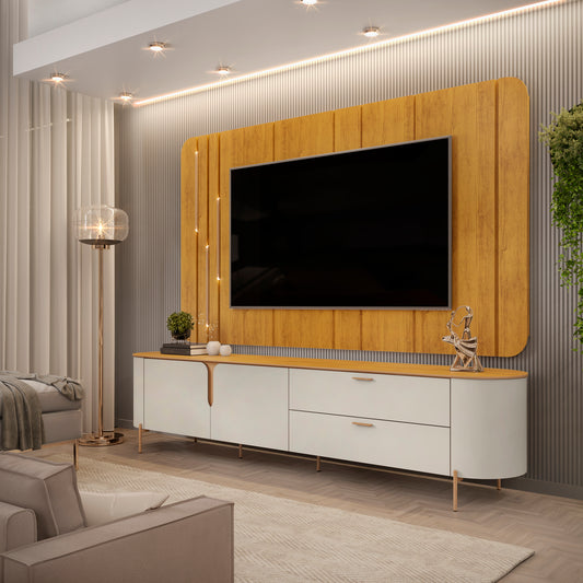 Bancada com Painel Celine Bali.Cedro DJ Moveis - Móveis furniture