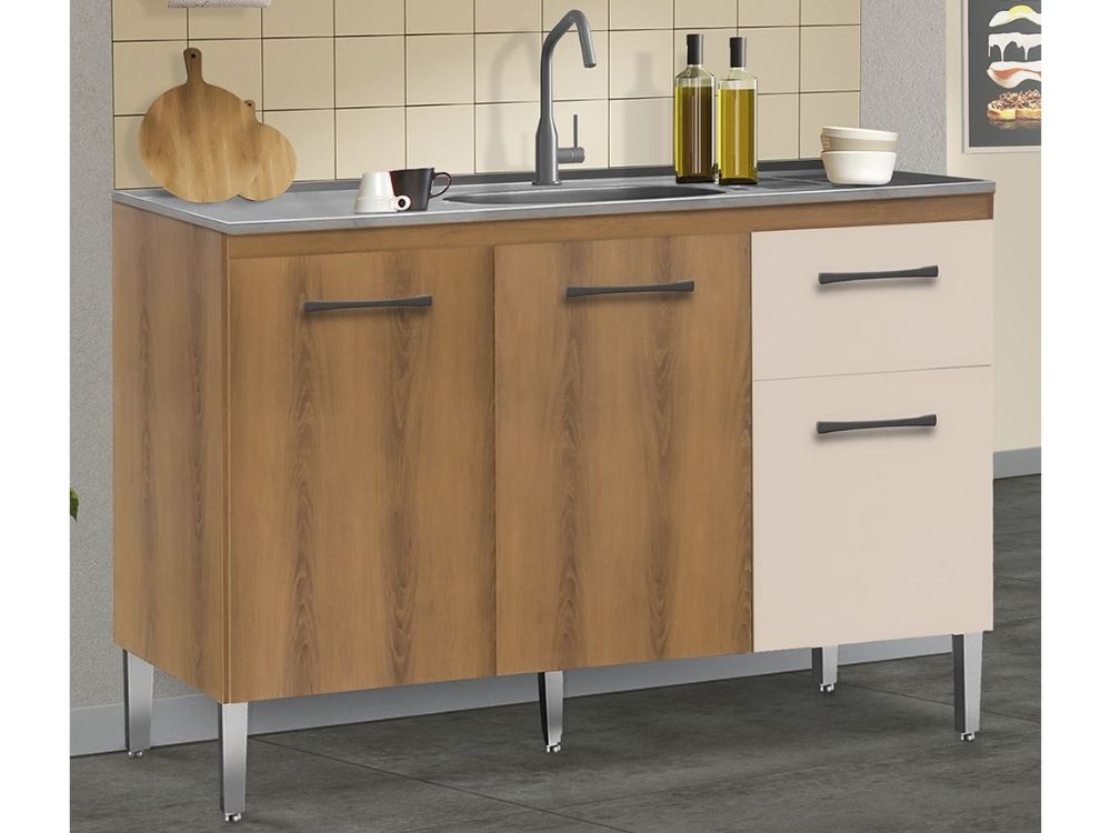 Balcão de cozinha França para pia 1,18 - Móveis furniture