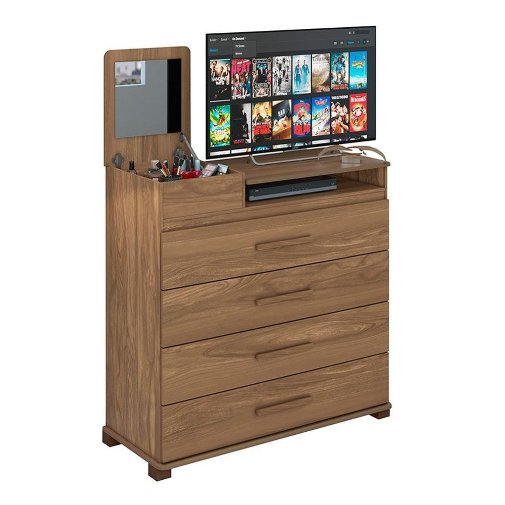 Comoda Munique 4Gav Canela - Móveis furniture