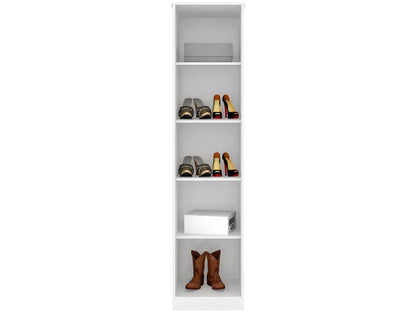 Armário Multiuso Reflex 1 Porta com Espelho Demobile BRANCO
