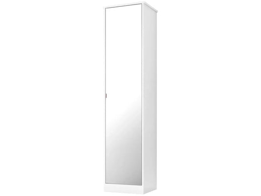 Armário Multiuso Reflex 1 Porta com Espelho Demobile BRANCO