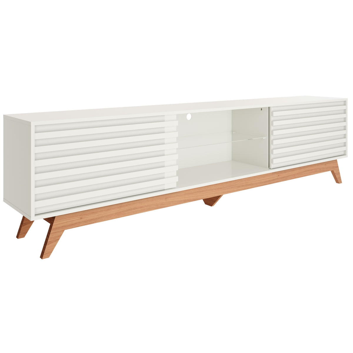 Rack até 60″ R515 Off White/Freijó