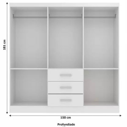 ROUPEIRO SEVILHA EVIDÊNCIA - Móveis furniture