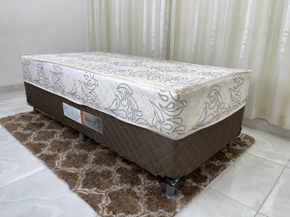 Cama box Gardênia Molas Bonnel Solteiro – - Móveis furniture