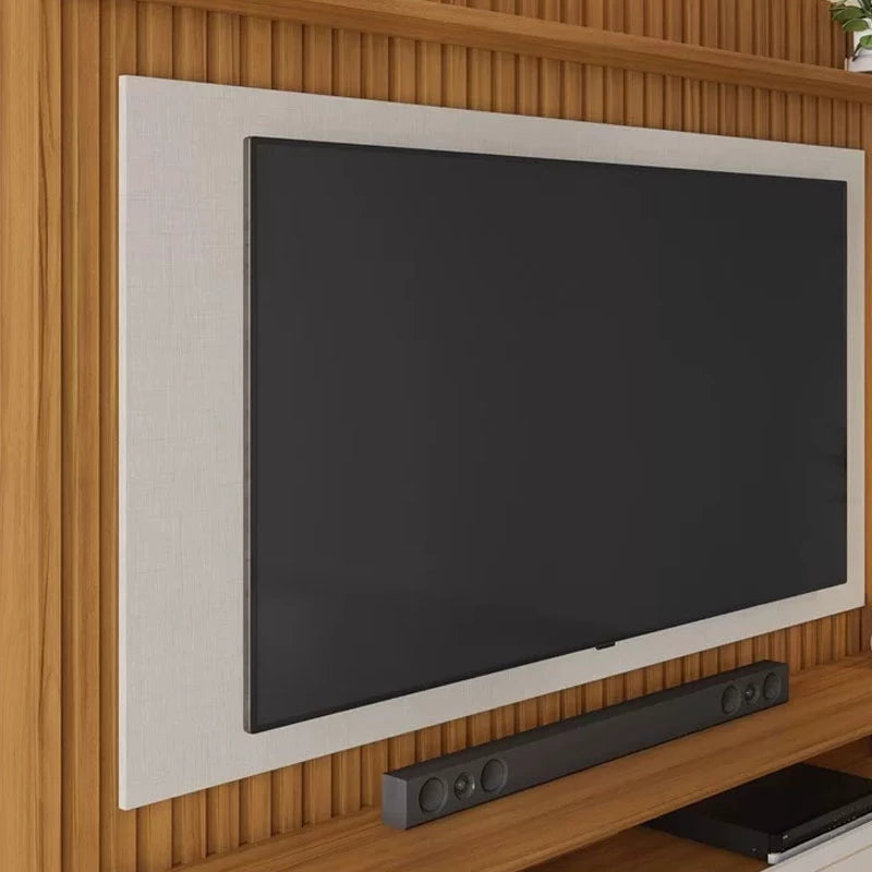 Home NT 1340 Ripado Larg. 1.83m Freijó/Off Notável - Móveis furniture