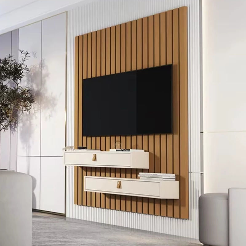 Painel Ripado Pirarucu Luxo Larg. 1.40m - Móveis furniture