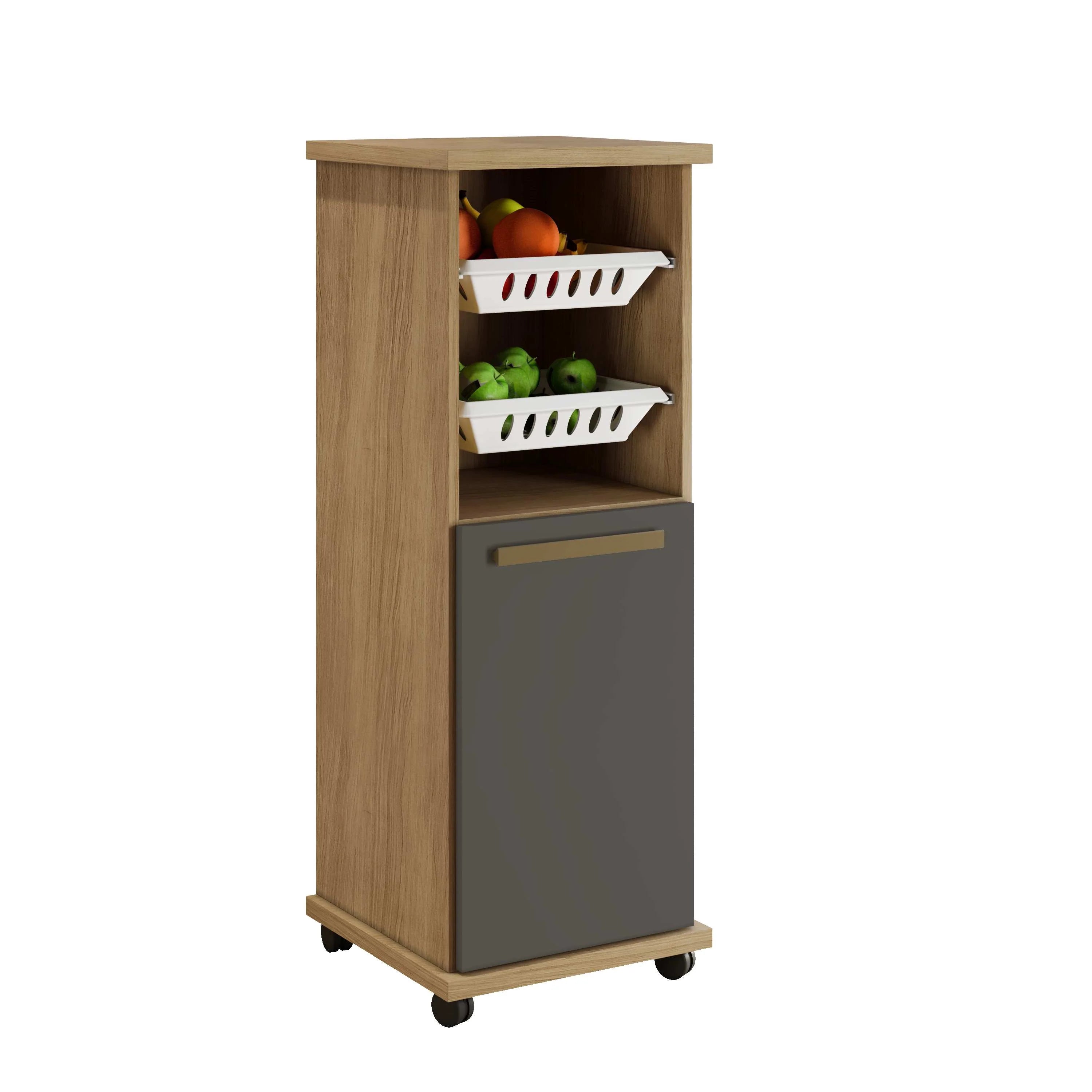 Fruteira Parana 39 1P2Cestos Cinamomo.Grafite Arte Moveis