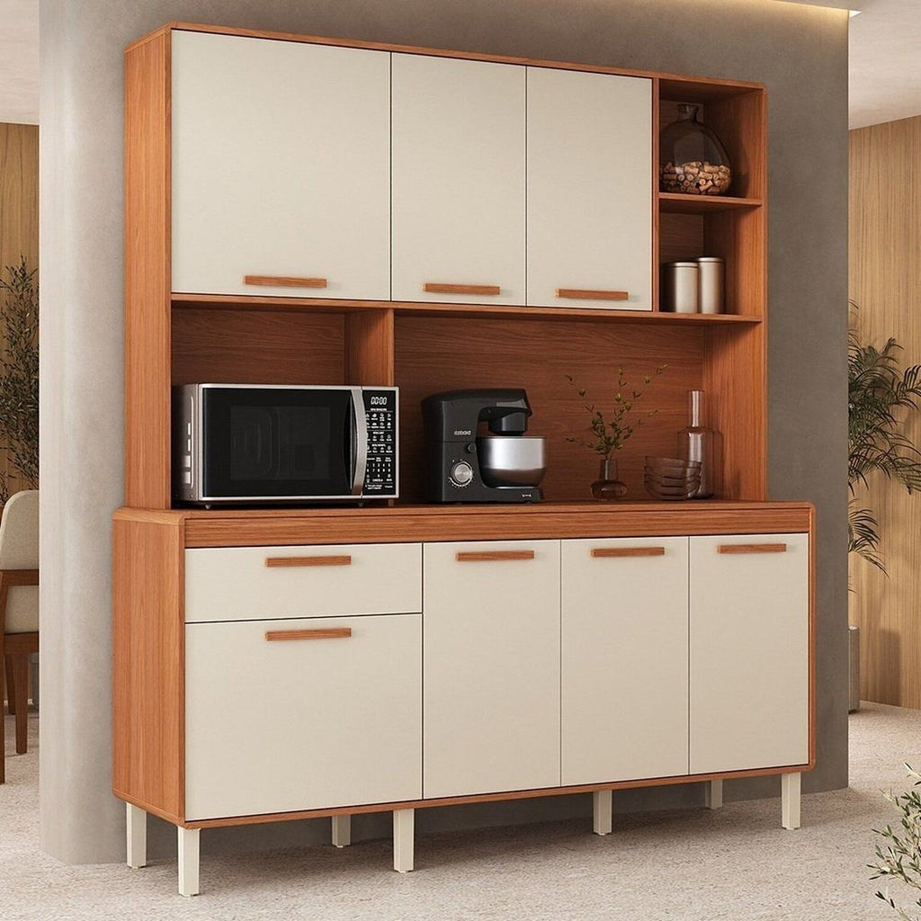 Kit Cozinha Dunas 1,80 m Cinamomo/Off White – ITATIAIA