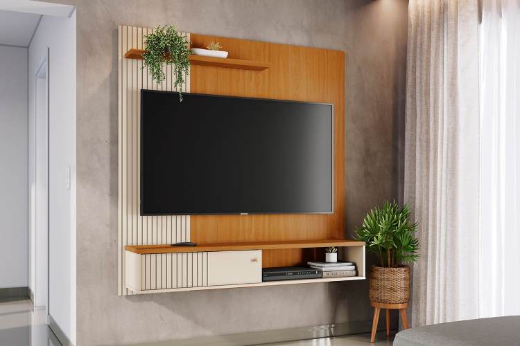 Bancada Suspensa Aurora Cinamomo.Off White Madetec