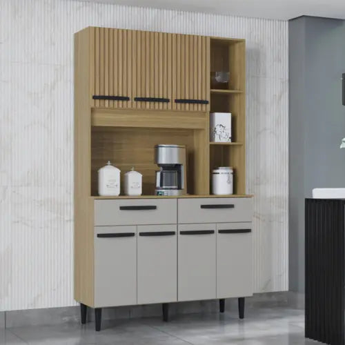 COZINHA MALU 1.00 – 7 PORTAS E 2 GAVETAS – POQUEMA