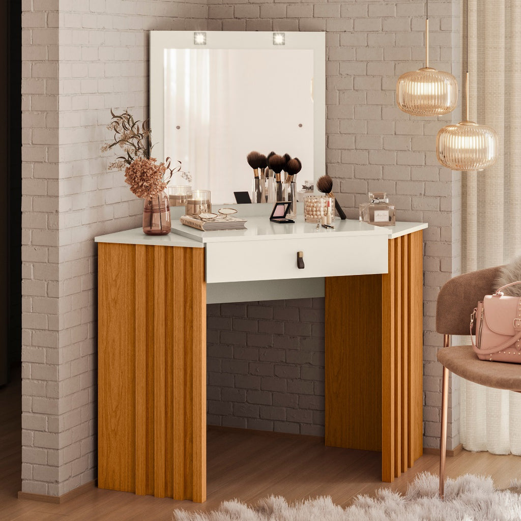 Camarim Canto Glitter Cinamono/Off White – MÓVEIS ALBATROZ - Móveis furniture