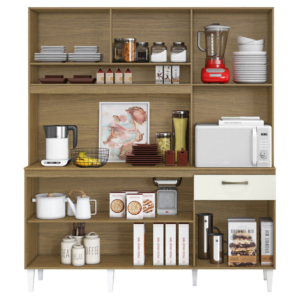 Kit Cozinha Siena 1,60 m Atacama/Off White – ARAMÓVEIS