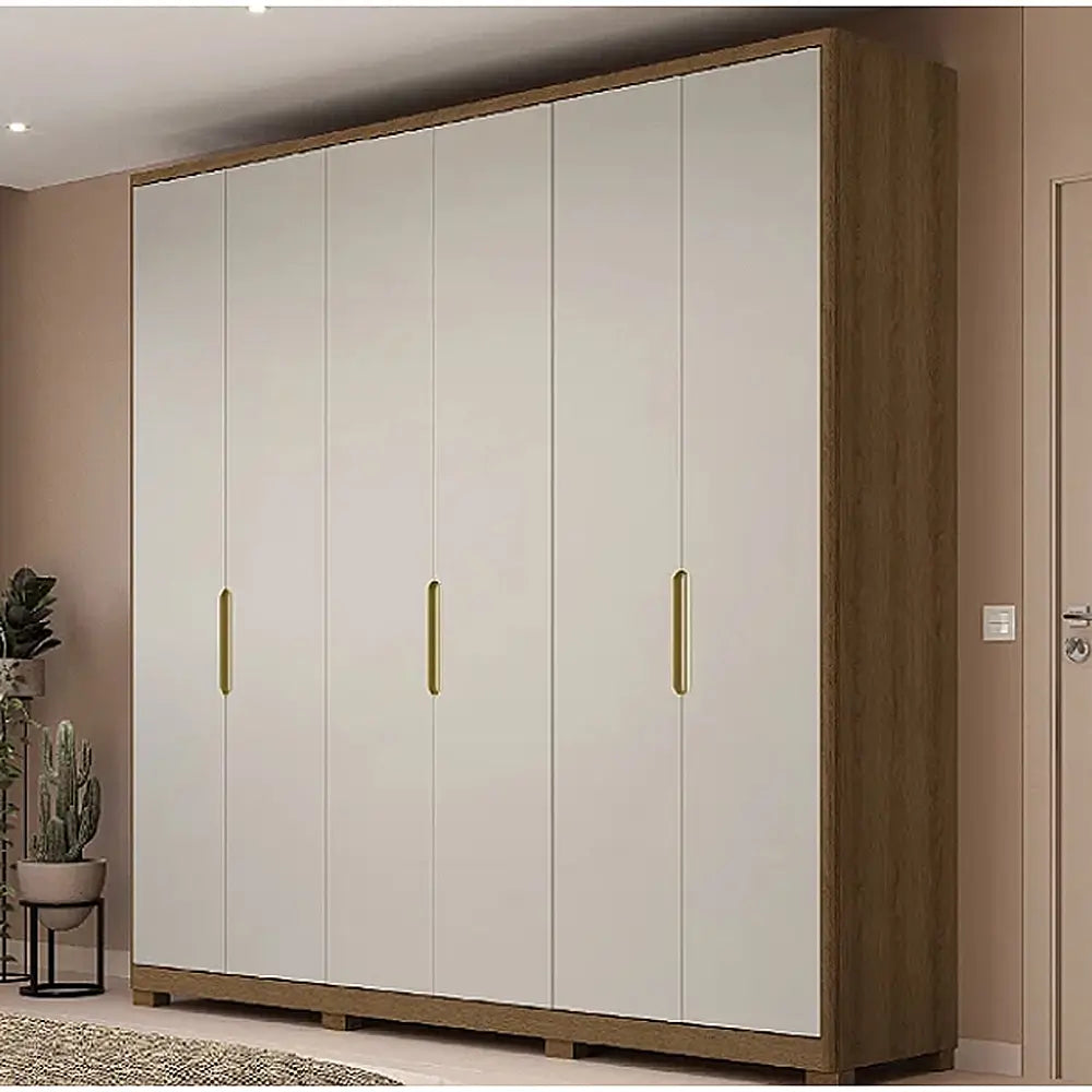 Guarda Roupa Terrassa Casal 6 Portas 5 Gavetas Rimo