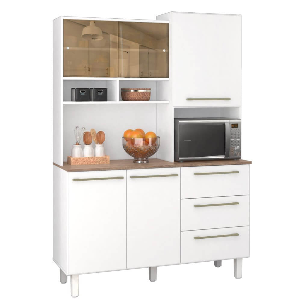 Armário de Cozinha Absoluto 5 Portas 3 Gavetas - Móveis furniture