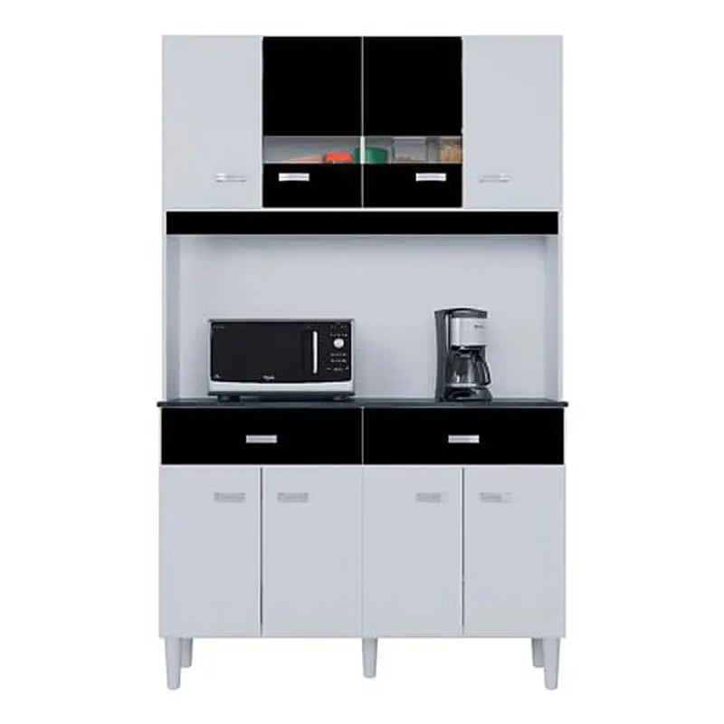 Cozinha Manu 8 Portas 2 Gavetas Compacta Poquema - Móveis furniture