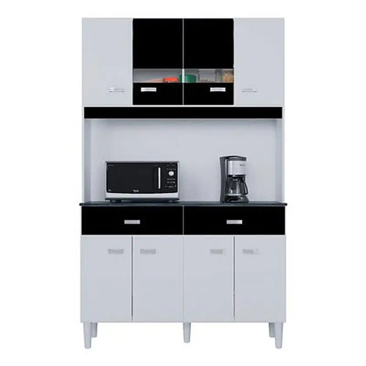 Cozinha Manu 8 Portas 2 Gavetas Compacta Poquema - Móveis furniture