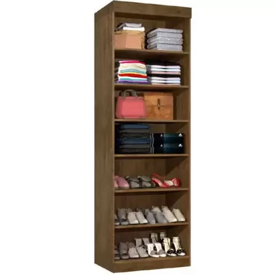 Roupeiro Sapateira Thor 1P com Espelho Jequitiba - Móveis furniture