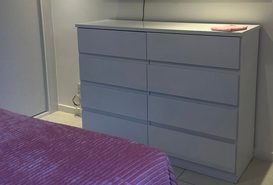 NOVO HORIZONTE - CÔMODA 8 GAVETAS BELLO - Móveis furniture