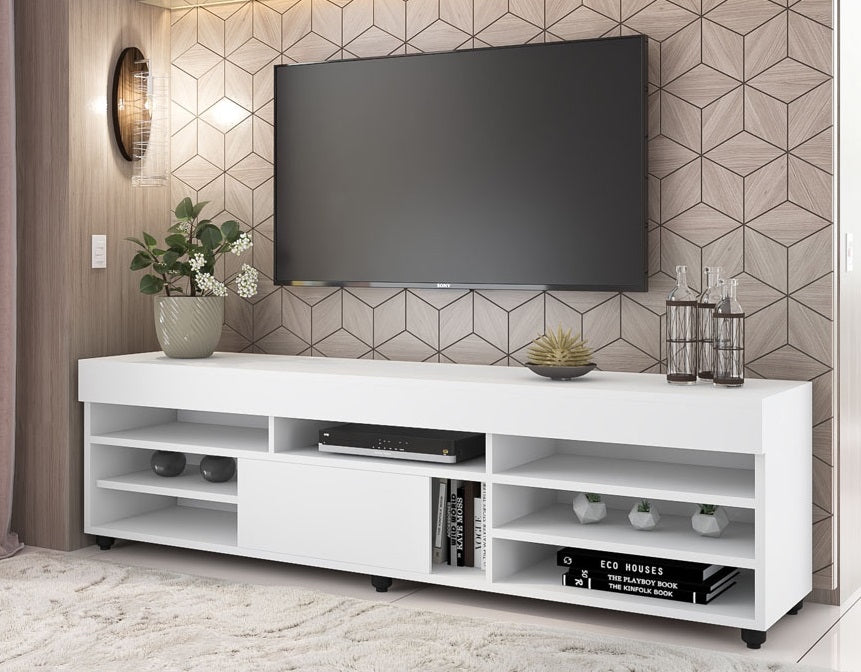 Rack Bela Viero Móveis/ branco - Móveis furniture