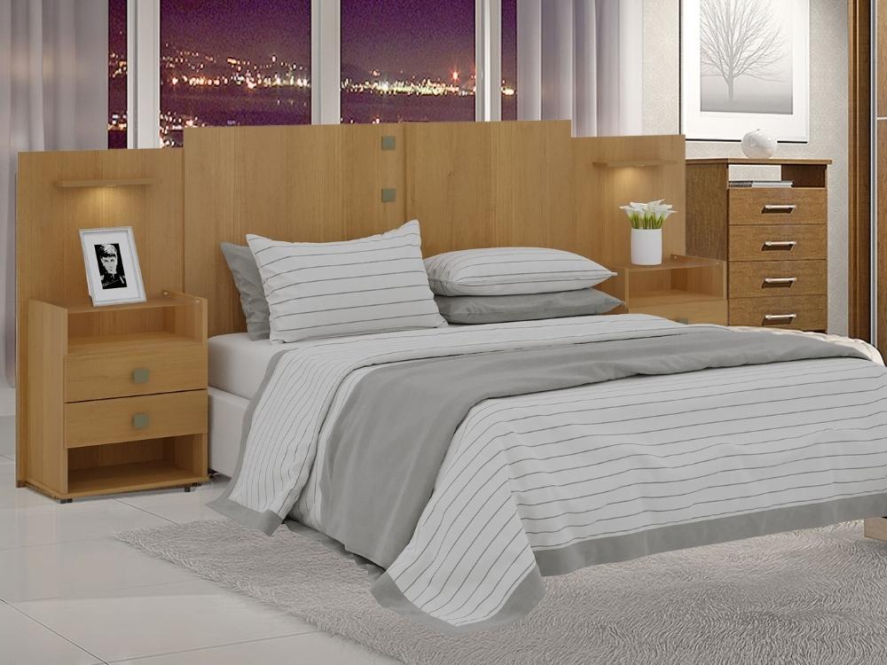 Cabeceira Rubi Extensível Casal/Queen – Cinamomo - Móveis furniture