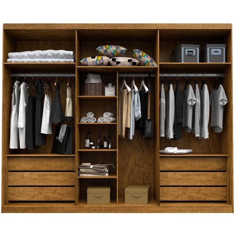 Guarda-Roupa 6 Portas Berlim 2,00 m Cinamono – MINASPLAC
