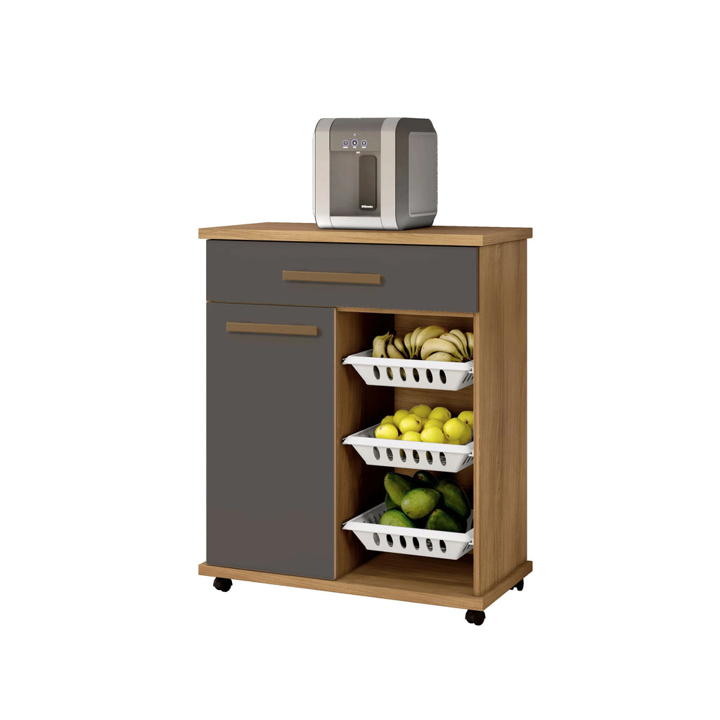 Fruteira Goiania 73 1P1G3Cestos Cinamomo.Grafite Arte Moveis