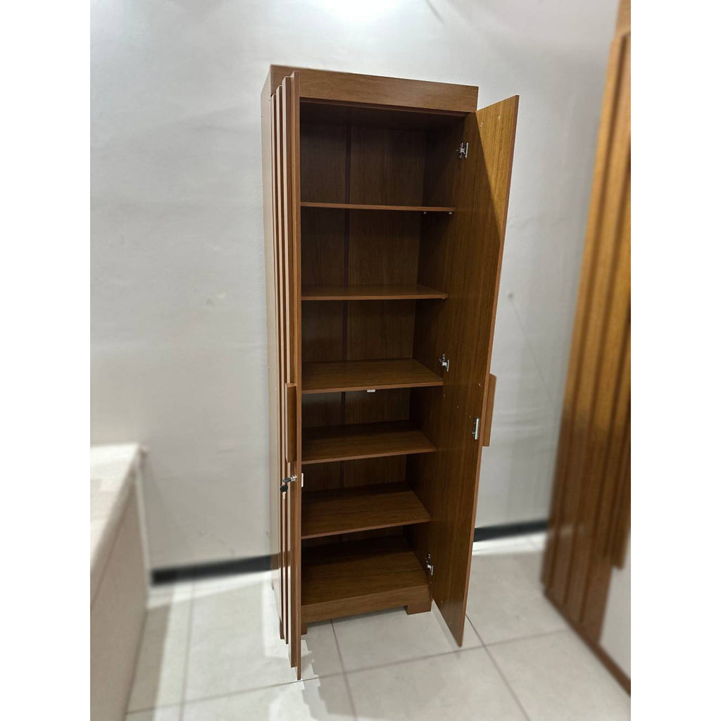 Armário Multiuso Florida Ripado - Cinamomo - Móveis furniture