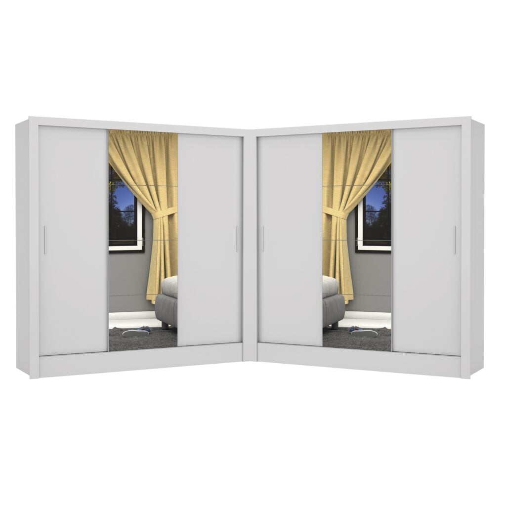 Closet Dubai/Santiago Plus Branco – CARIOCA MÓVEIS - Móveis furniture