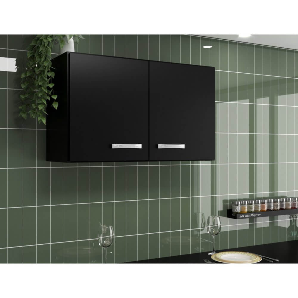 Armário Aéreo Evidencia 80cm 2 Portas Evidencia - Móveis furniture