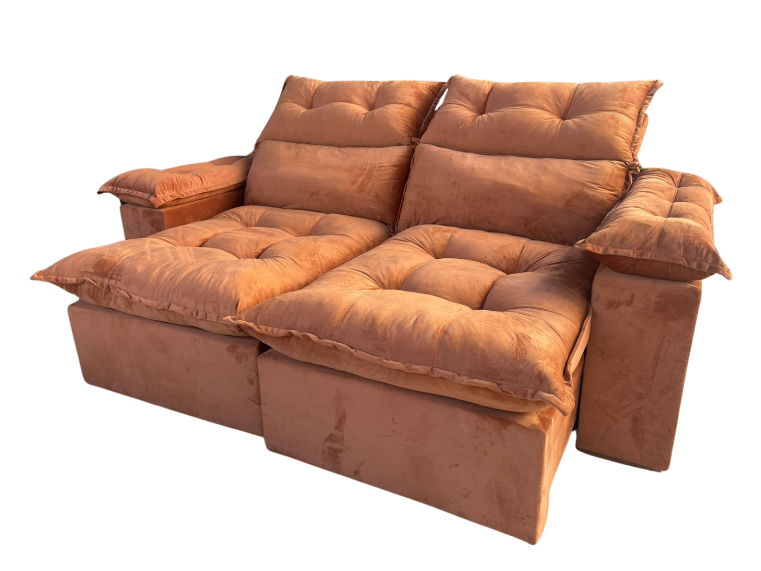 Sofá Retrátil e Reclinável Imperial 2,00 m Veludo Jolie Terracota 13 – IMPERIAL DECOR - Móveis furniture
