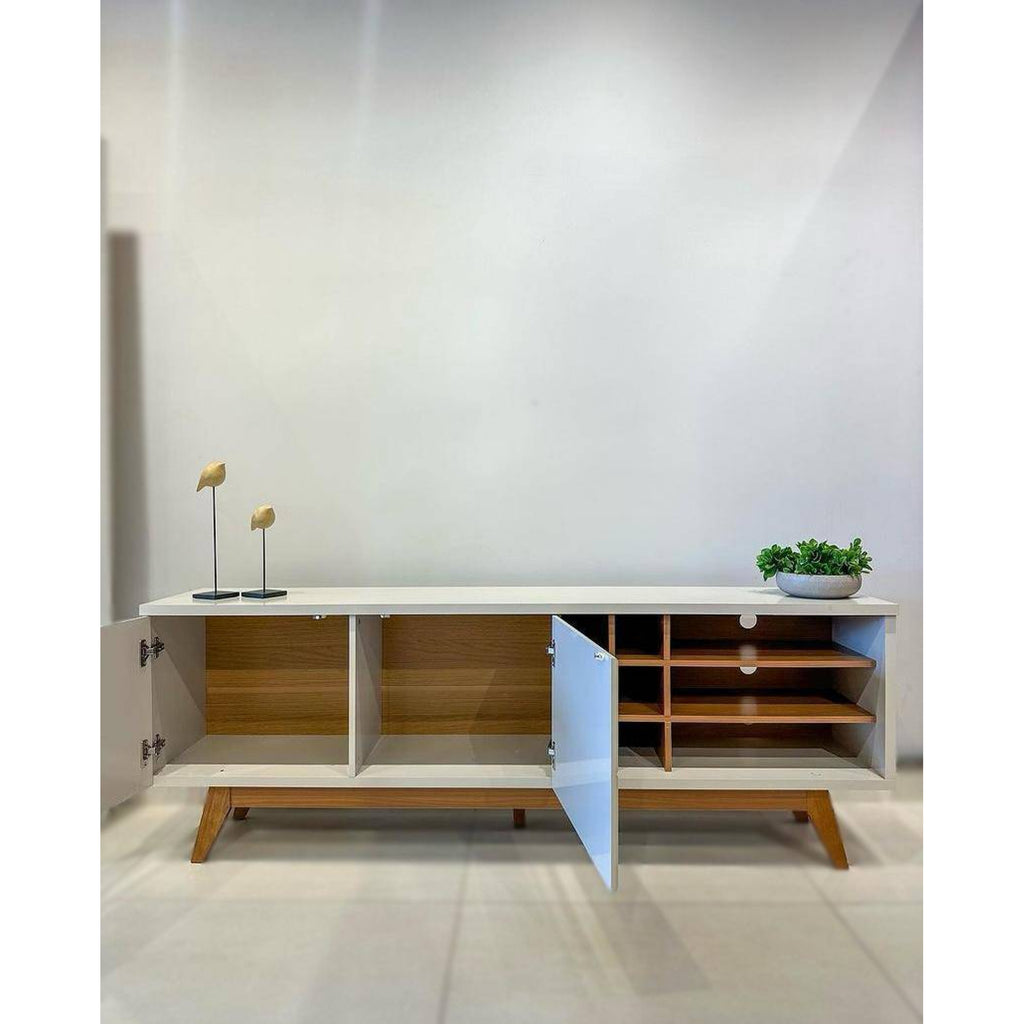 Rack Bancada Noronha Larg. 1.80m Off/Freijó