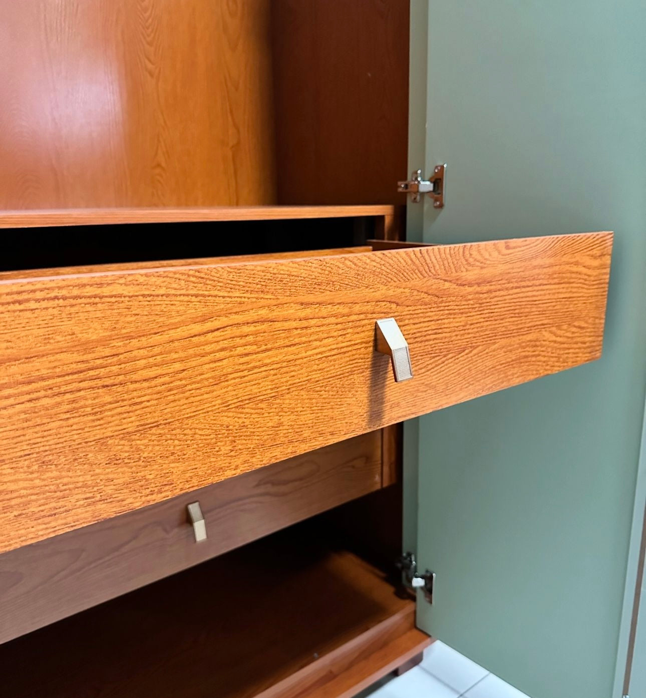 Guarda-roupa Casal Loop 6 Portas Frassino/Salvia - Móveis furniture