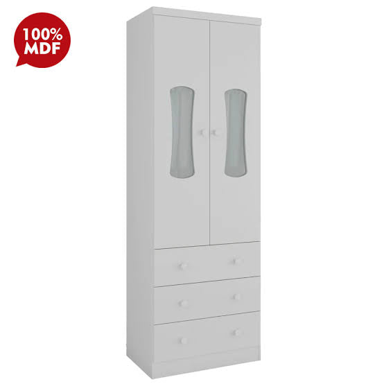 GUARDA ROUPA LUNA 2 PORTAS – PEROBA - Móveis furniture