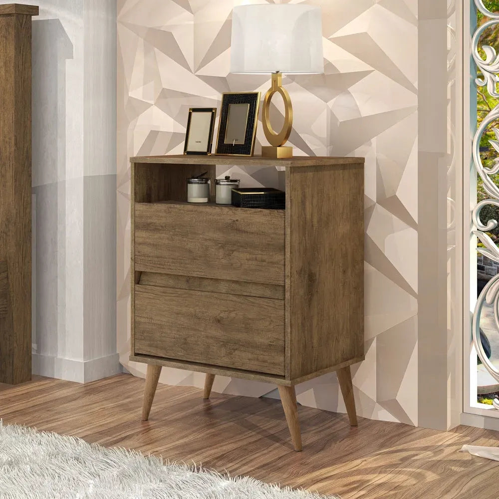 Criado Lotus 2G1N Jequitiba J A Moveis - Móveis furniture