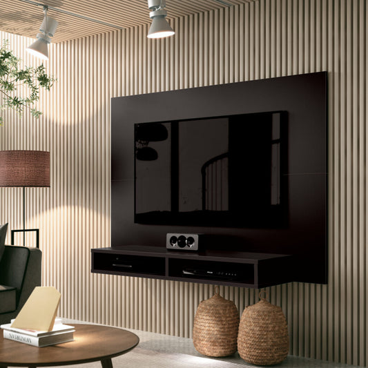 Painel até 43″ Fox New Preto – EDN MÓVEIS - Móveis furniture
