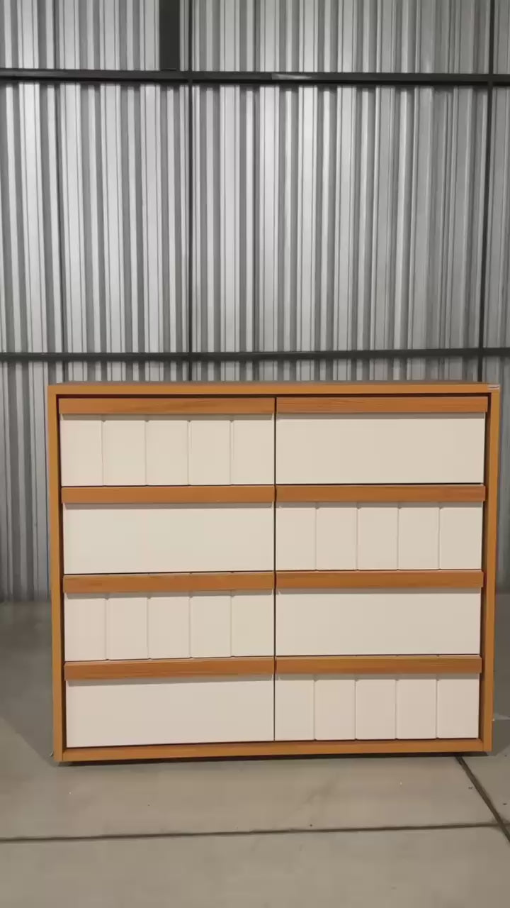 Comoda Tarsila 8G Cinamomo.Off White Madetec